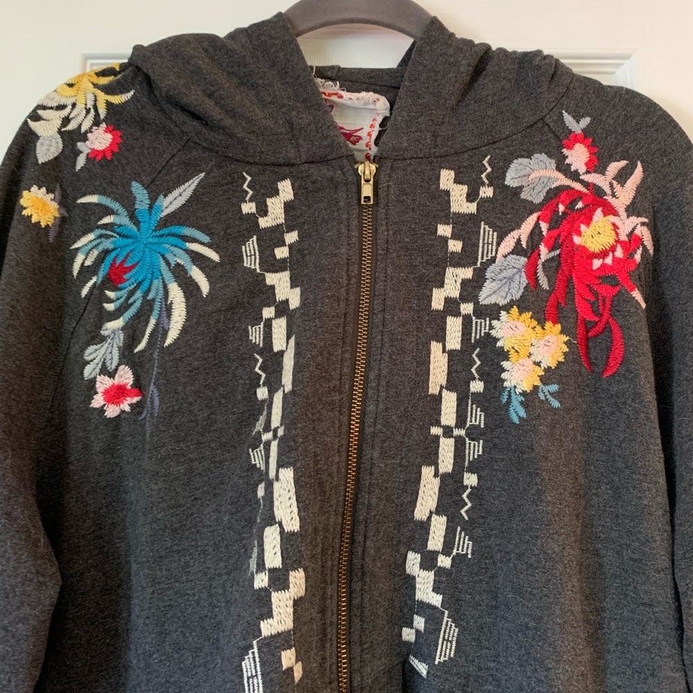 Johnny Was Zip-Up Hoodie